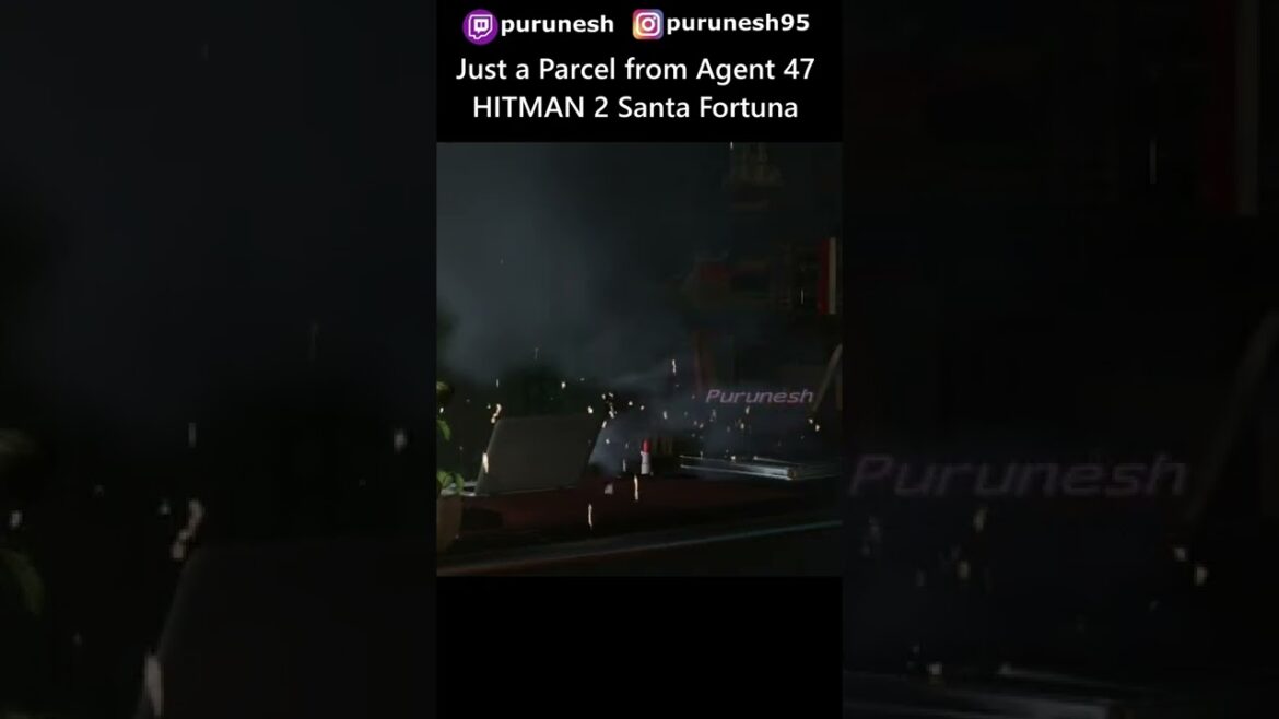 Just a Parcel from Agent 47 π¦π£π HITMAN 2 Santa Fortuna #shorts