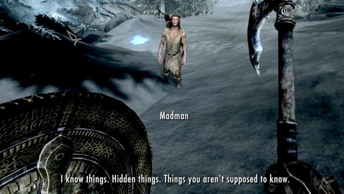 Madmen get a bad rap | Elder Scrolls V: Skyrim Gameplay Highlights #shorts