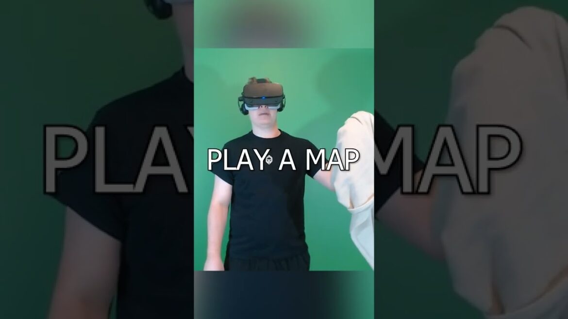 Beat Saber but I put a blindfold on! #shorts