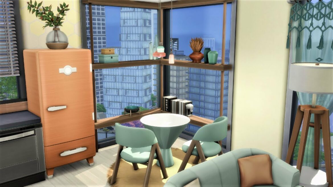 The Sims 4 Sherbet Apartment Stop Motion High School Years