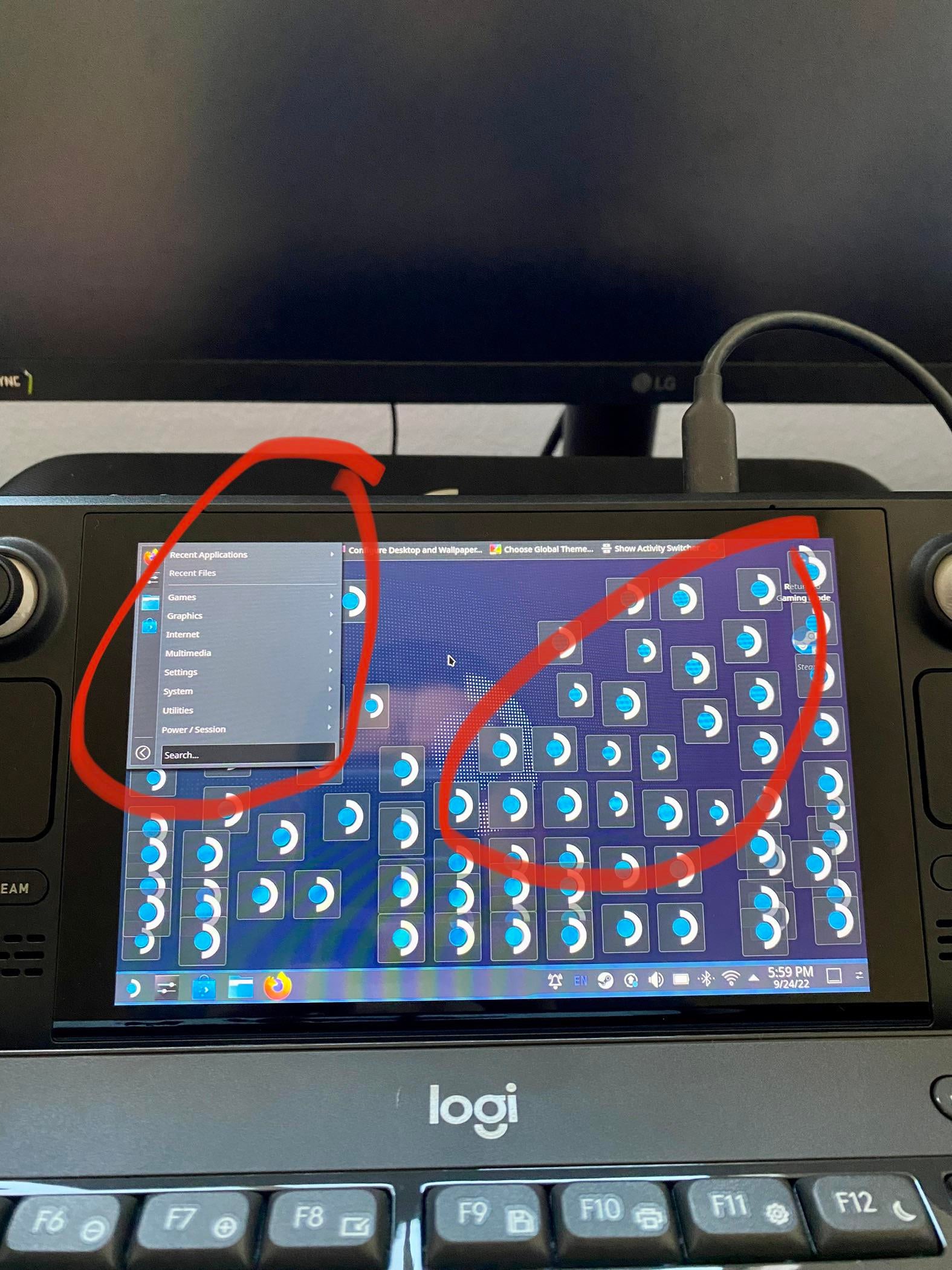 Steam デッキのデスクトップ モードについて教えてください。 こんにちは、Steam デッキを手に入れて、デスクトップ モードに入りました