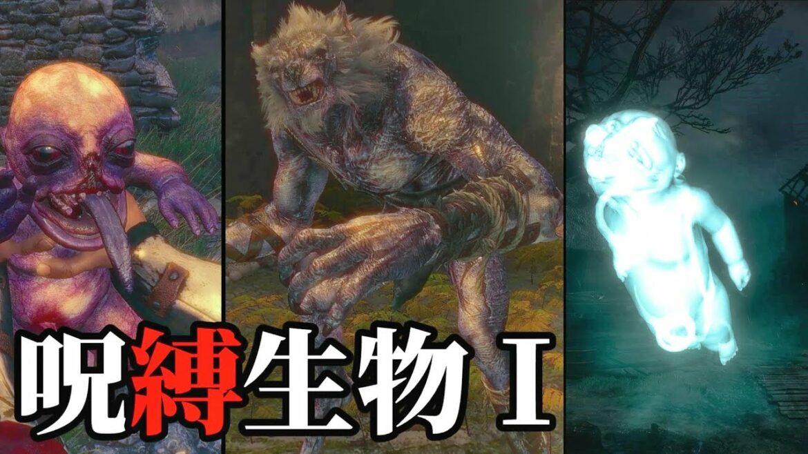 ウィッチャー3:怪物紹介&戦闘『ボッチリング、人狼、ウルフヘジン』【The Witcher】