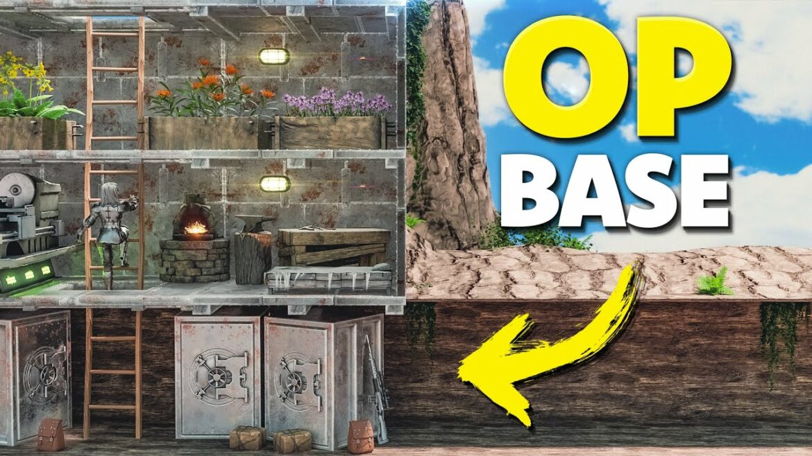 I Built The Most OP Compact Solo Sky Base In ARK