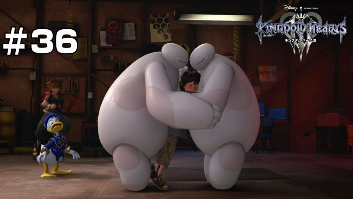 2体のベイマックスに囲まれる幸せ【KH3実況】#36