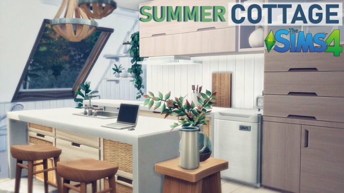 🌊Vacation Summer Cottage (noCC) the Sims 4 | Stop Motion