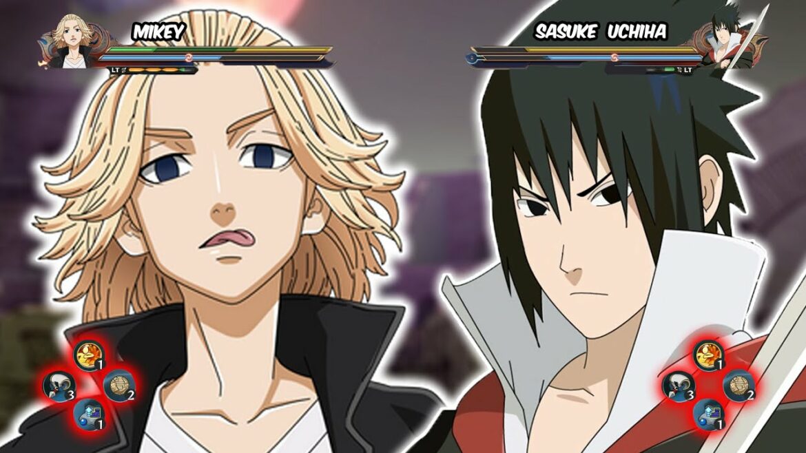 MIKEY “MANJIRO SANO” VS SASUKE AKATSUKI | Jump Force