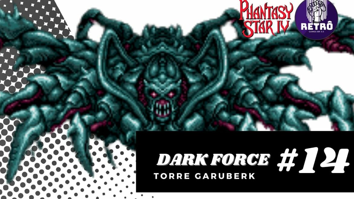 🕹️ Phantasy Star IV – The End of the Millennium #14 – Batalha com a Dark Force na Torre Garuberk