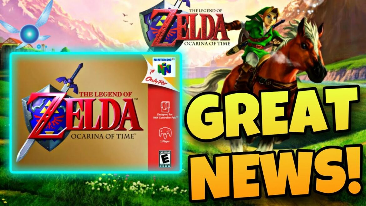 ゼルダ 時のオカリナ GREAT NEWSが登場…
