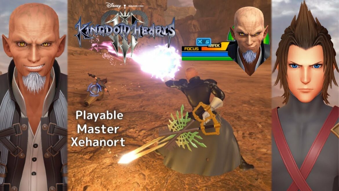 【KH3】マスター・ゼアノートを操作 VSテラ【キングダムハーツIII MOD】Playable Master Xehanort VS Terra