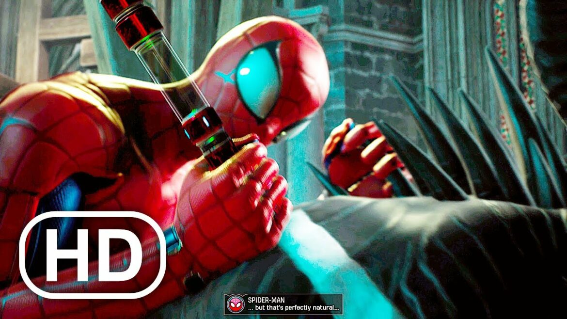 Spider-Man Cures Venom From Symbiote Scene 4K ULTRA HD – Marvel's Midnight Suns