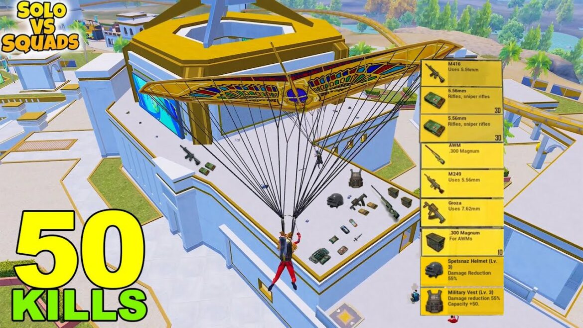 50KILLS!!๐ฑ I LANDED on AWM + GROZA ๐ x3 Flare Gun | PUBG Mobile