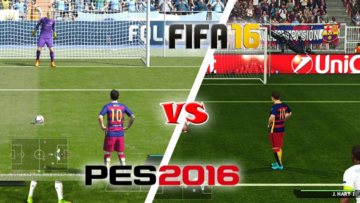 FIFA 16 vs. PES 16: Penalty Kicks