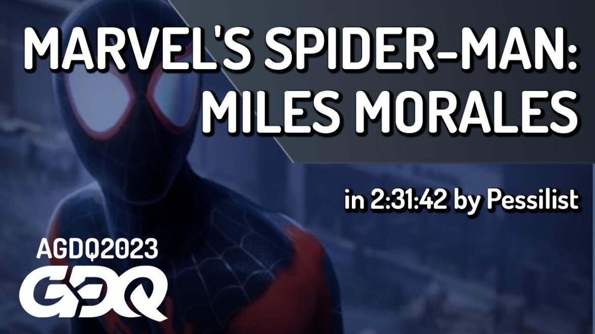 Marvel's Spider-Man: Miles Morales by Pessilist in 2:31:42 – Awesome Games Done Quick 2023