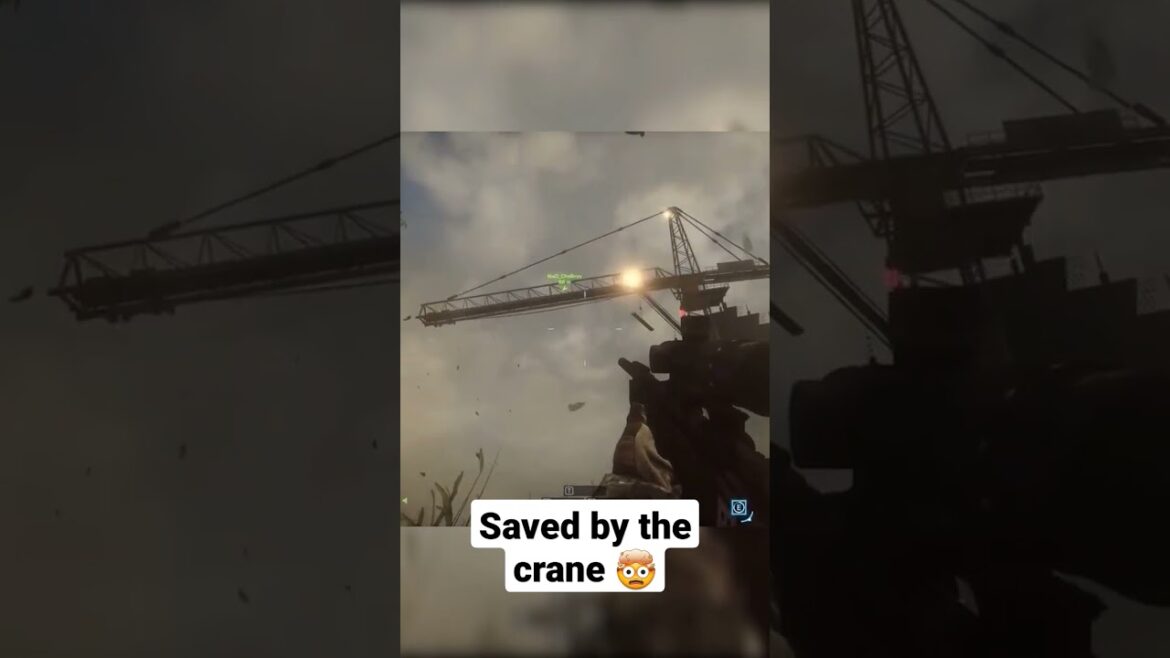 Saved by the Crane in Battlefield