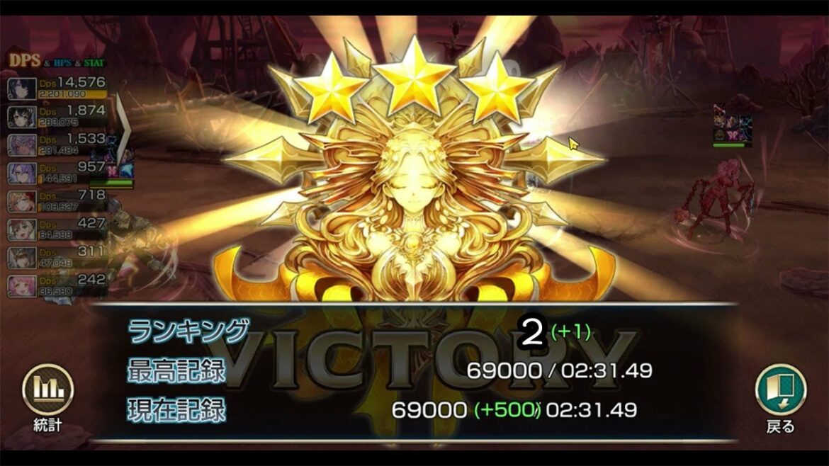 【3周目】キングスレイド チャレンジレイド ケルベレン シングル2位 King’s Raid Challenge Raid Kerberen 69000pt【フルデバフ】