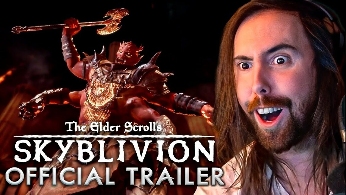 The Elder Scrolls: Skyblivion Trailer | Asmongold Reacts