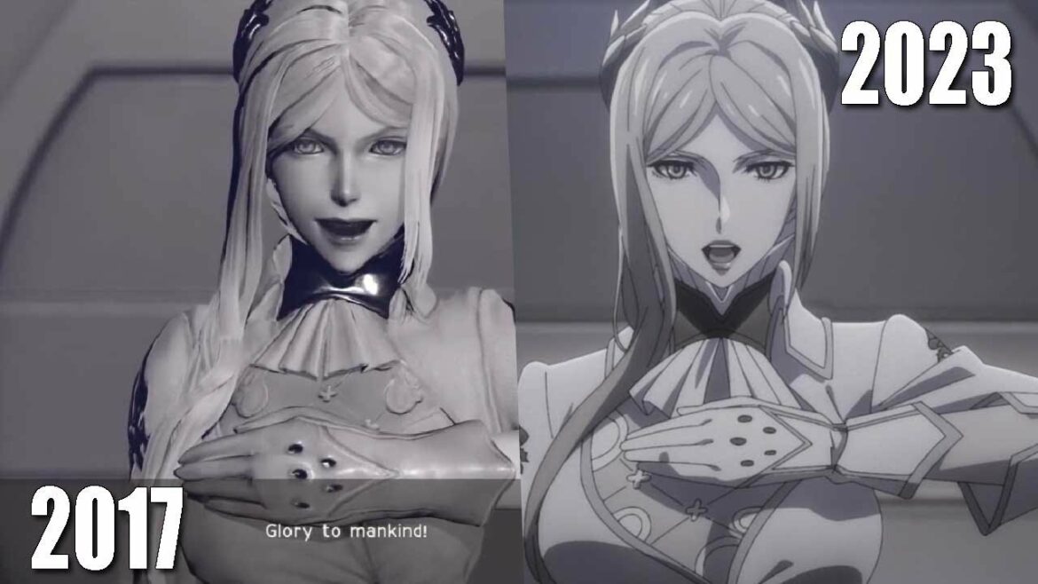 Nier Automata Anime Episode 2 Comparison | 2017 vs 2023