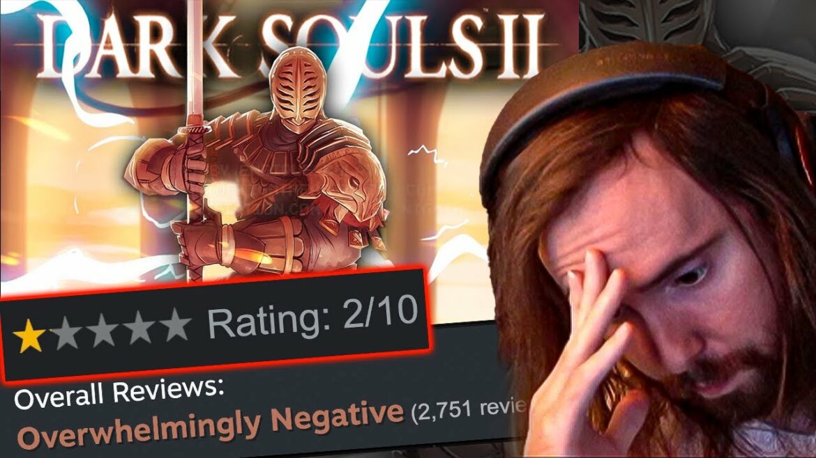 “I like Dark Souls 2” | Asmongold Reacts