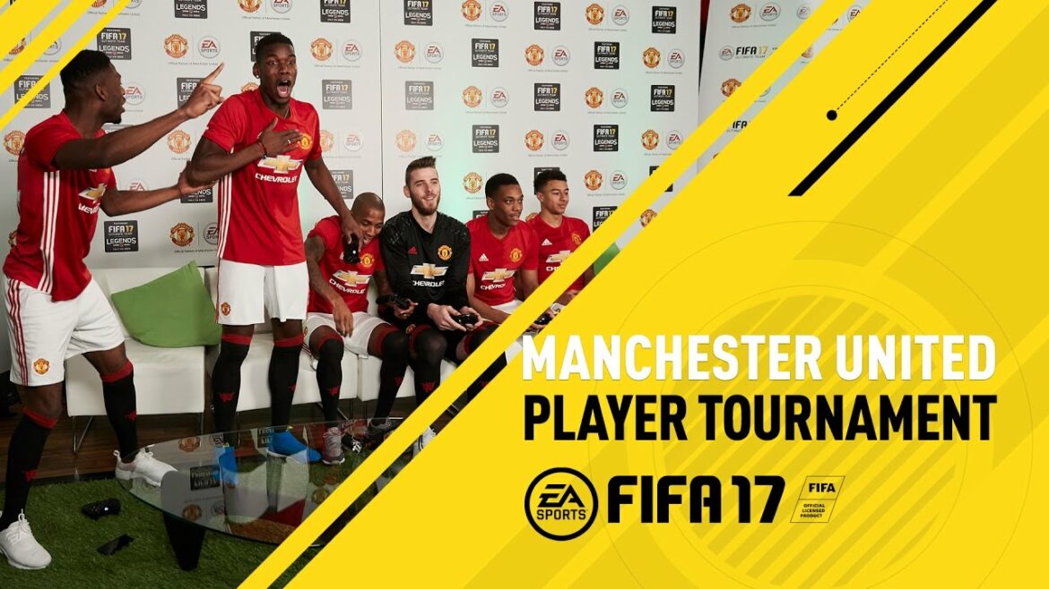 FIFA 17 – Manchester United F.C. Player Tournament – ft . Pogba, De Gea, Rooney, Martial