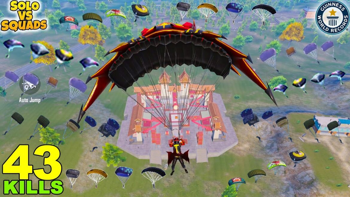 43KILLS!!😱 NEW WORLD KILLS & DAMAGE RECORD 🔥 I SOLO vs SQUADS PUBG Mobile