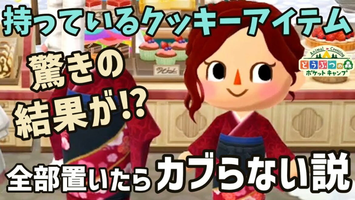 【ポケ森】カブりを防止したい!持っているクッキーアイテムを全部置いてから食べる検証をしたら…驚きの結果になりました【どうぶつの森ポケットキャンプ】 無課金