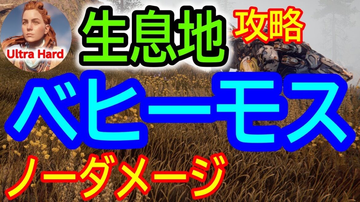 【高難易度ベヒーモス生息地の楽しみ方!ノーダメージ攻略法!】ベヒーモス2体らと独自ルールでの戦い!【ホライゾンゼロドーン 攻略】4K No Damage Habitat of the Behemoth