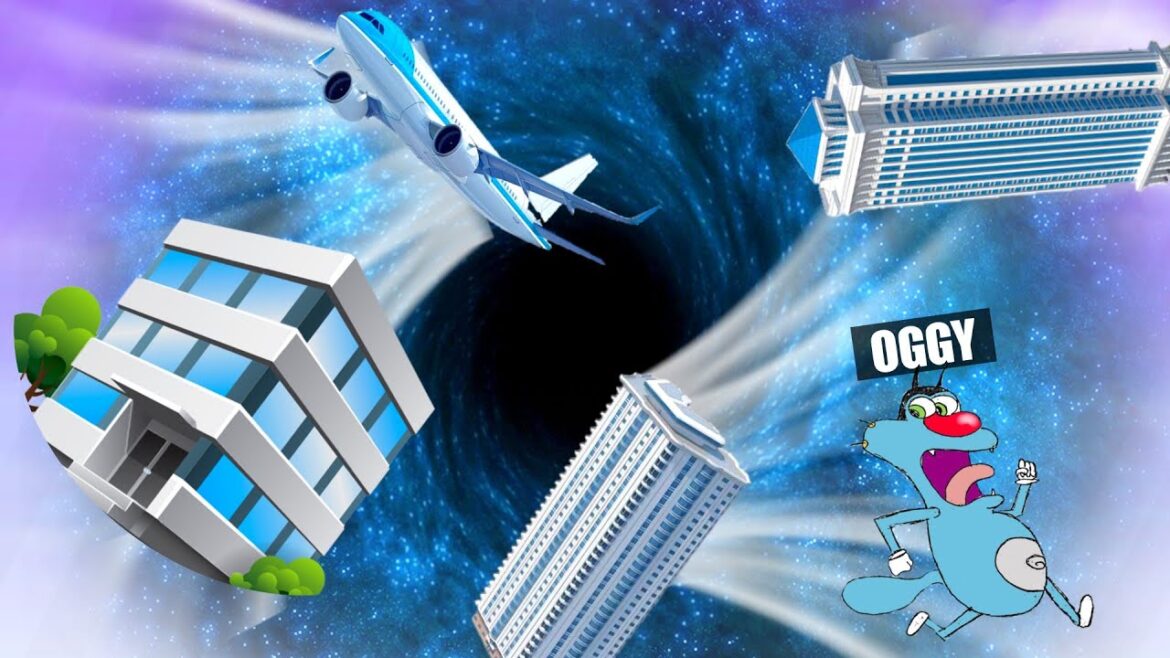 Oggy Eat All Universe In Hole.io | With Jack | Rock Indian Gamer |