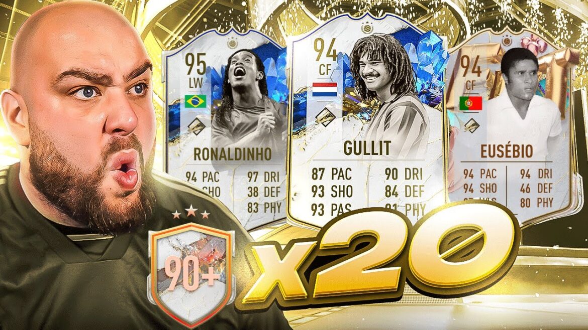 I Opened 20 x 90+ PRIME, TOTY or FUT BIRTHDAY ICON PACKS!