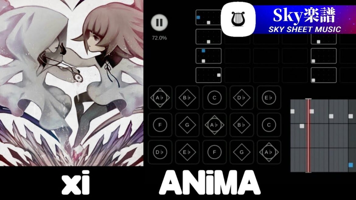 sky 楽譜 – ANiMA 『 Deemo 』 / xi