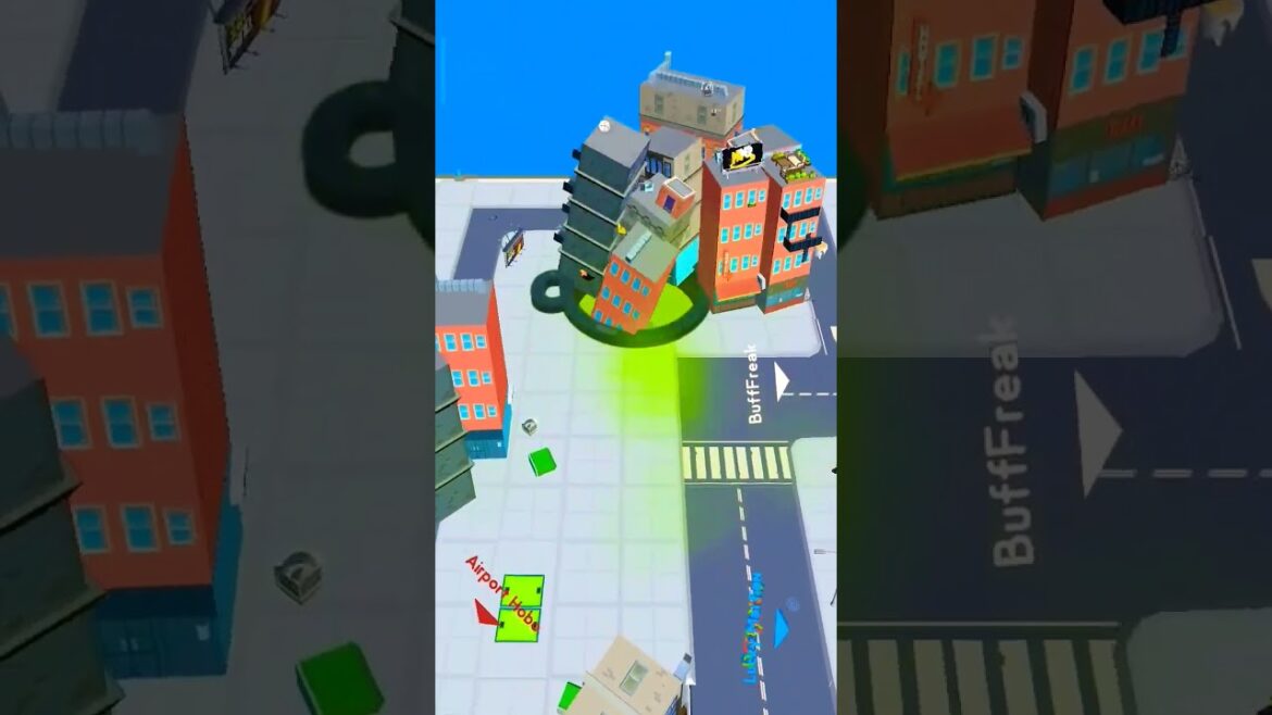 Hole.io Map Control 100% – Big Hole 🕳️🚴 #swypehype #gameplay ⛳