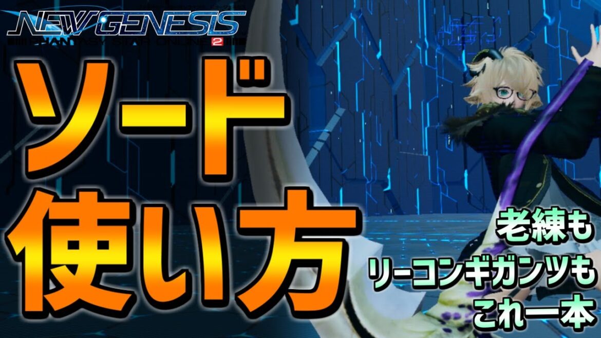 【PSO2NGS】高耐久なのに高火力!ソードの使い方!カウンターの練習にも最適!【ハンター】