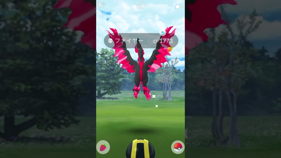 ガラルファイヤーにボール1個捨て投法した結果#shorts #pokemon #pokemongo  #ポケモンGO #pokemoncommunity #おさんぽおこう #ガラル三鳥 #裏技