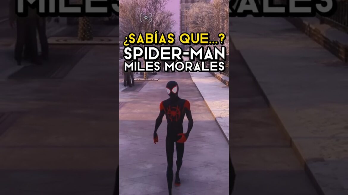 👍 EL DETALLE MÁS BONITO DE SPIDER-MAN: MILES MORALES #spiderman #spidermanmilesmorales #marvel