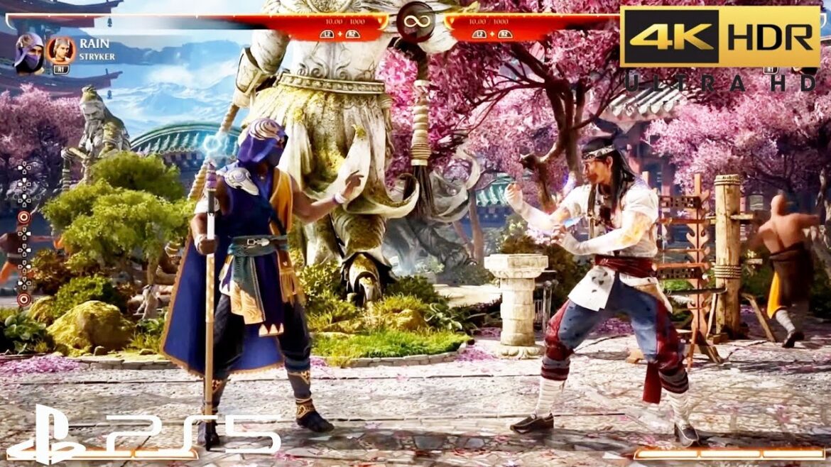 Mortal Kombat 1 – Rain Gameplay | Rain vs Liu Kang Gameplay (4K Ultra HD) MK1