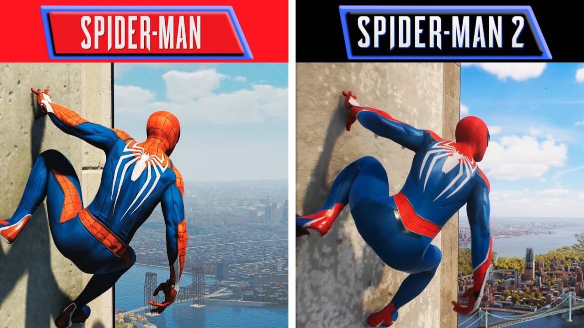 Marvel’s Spider-Man vs Spider-Man 2 | Preview Graphics Comparison | Analista De Bits