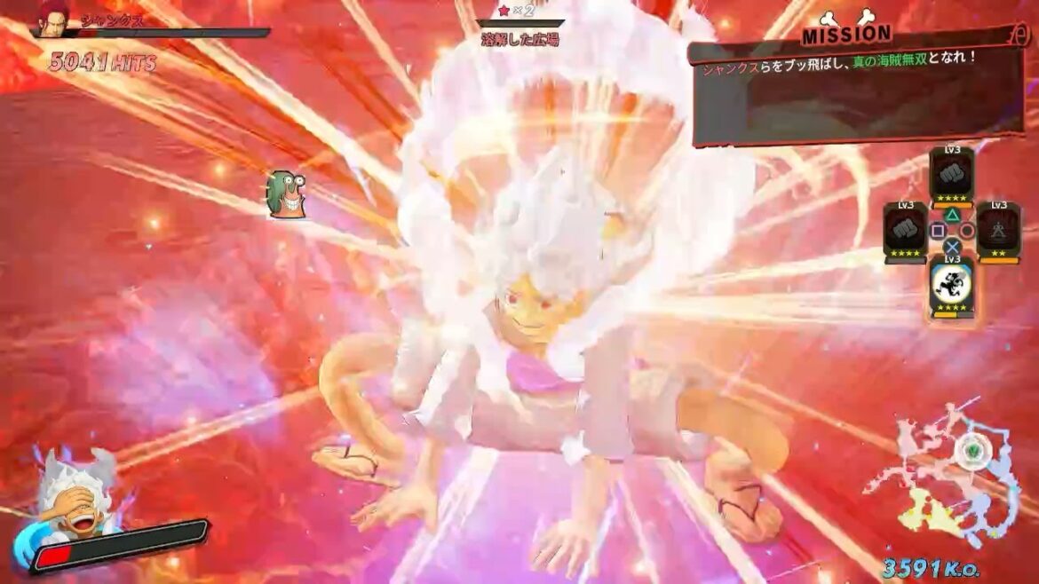 【海賊無双4】最強まで強化したギア5ニカで真の海賊無双をクリアしていく!【ONE PIECE Pirate Warriors 4】