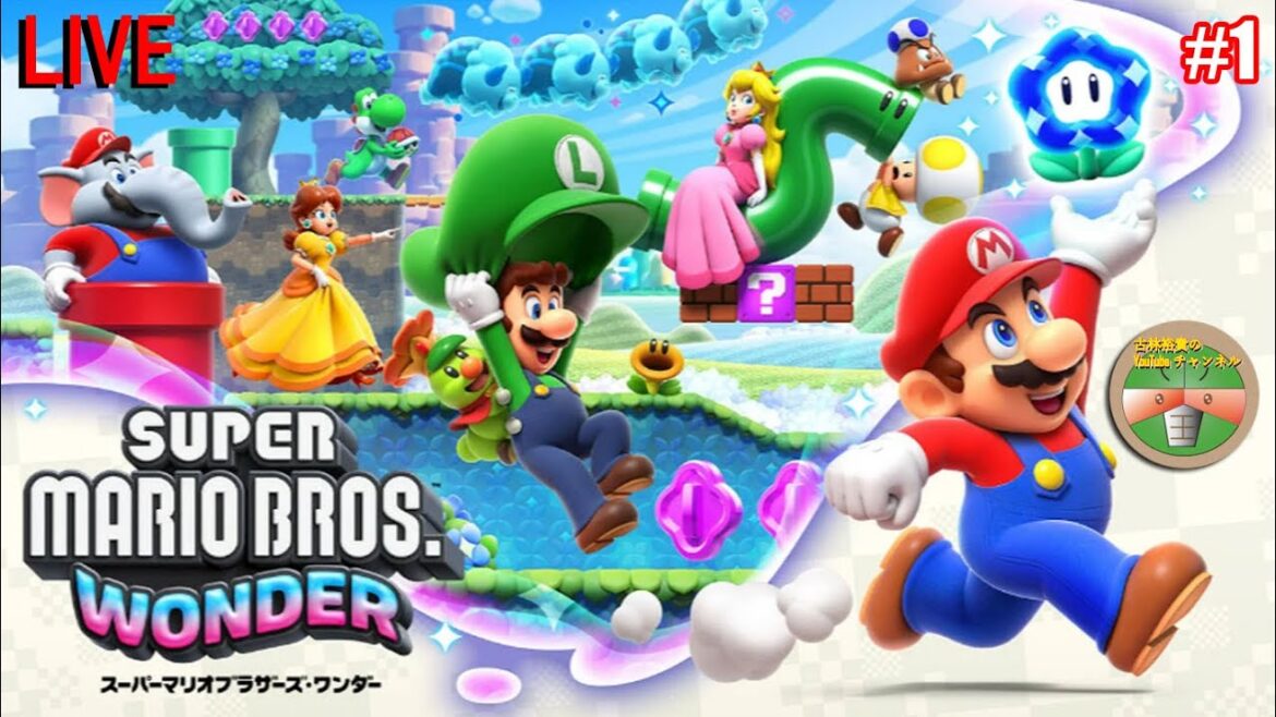 #1【Switch】スーパーマリオブラザーズ ワンダー 実況【約11年ぶりの完全新作!ワンダーと共にあれ✨ワンダーな世界へレッツゴー!!】【JA/EN】