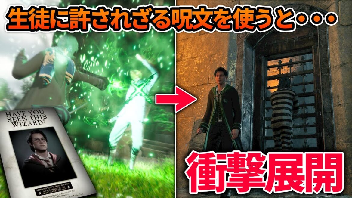 【ホグワーツレガシー】生徒に『アバダケダブラ』を使うと…アズカバンに収容される!?【MOD / 検証】│Hogwarts Legacy