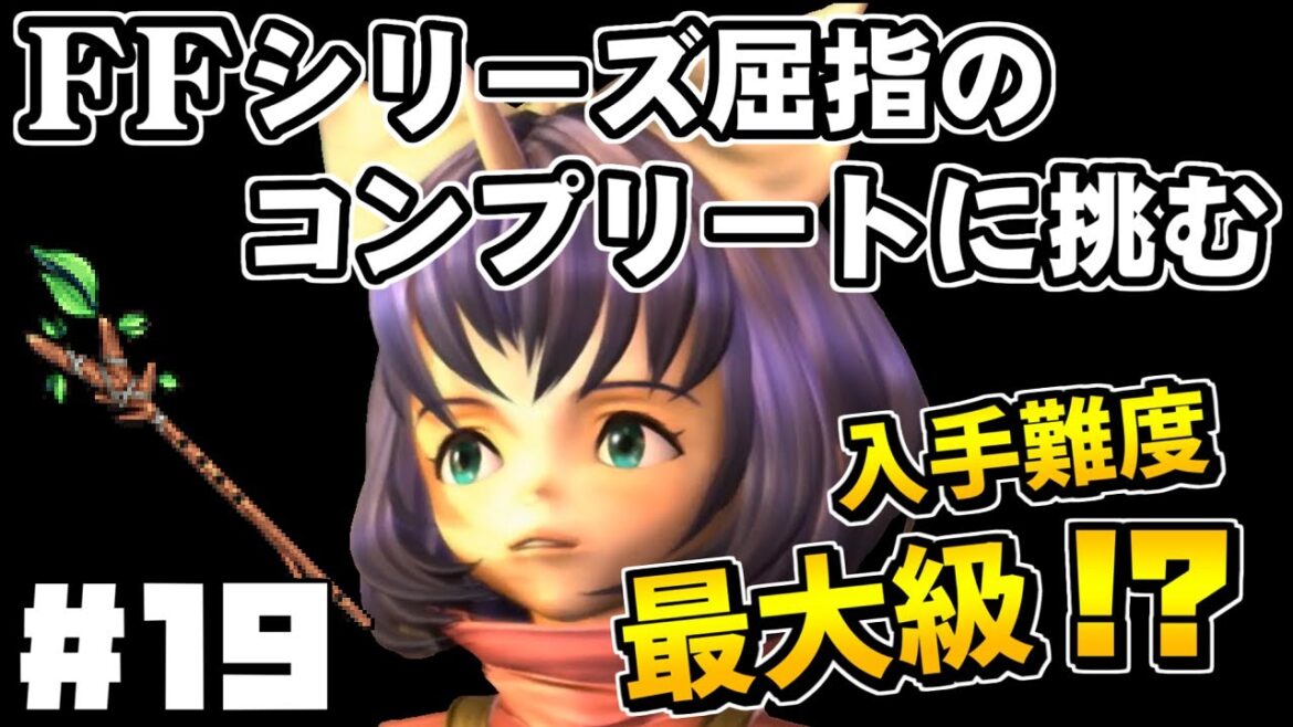 【FF9】最強の召喚士エーコが誰も見たことがない究極のデータを目指します(第19話~例のアレ)