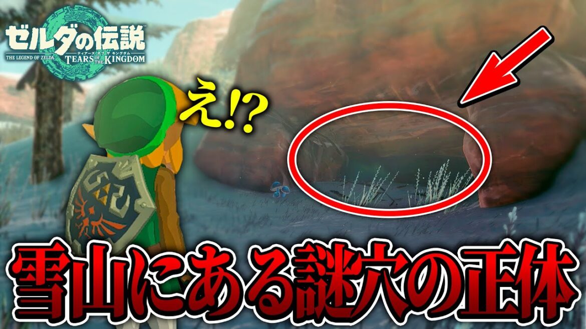 【ティアキン】雪山頂上にある謎穴に〇〇がいるらしいので向かってみたら…【ゼルダの伝説 ティアーズ オブ ザ キングダム】
