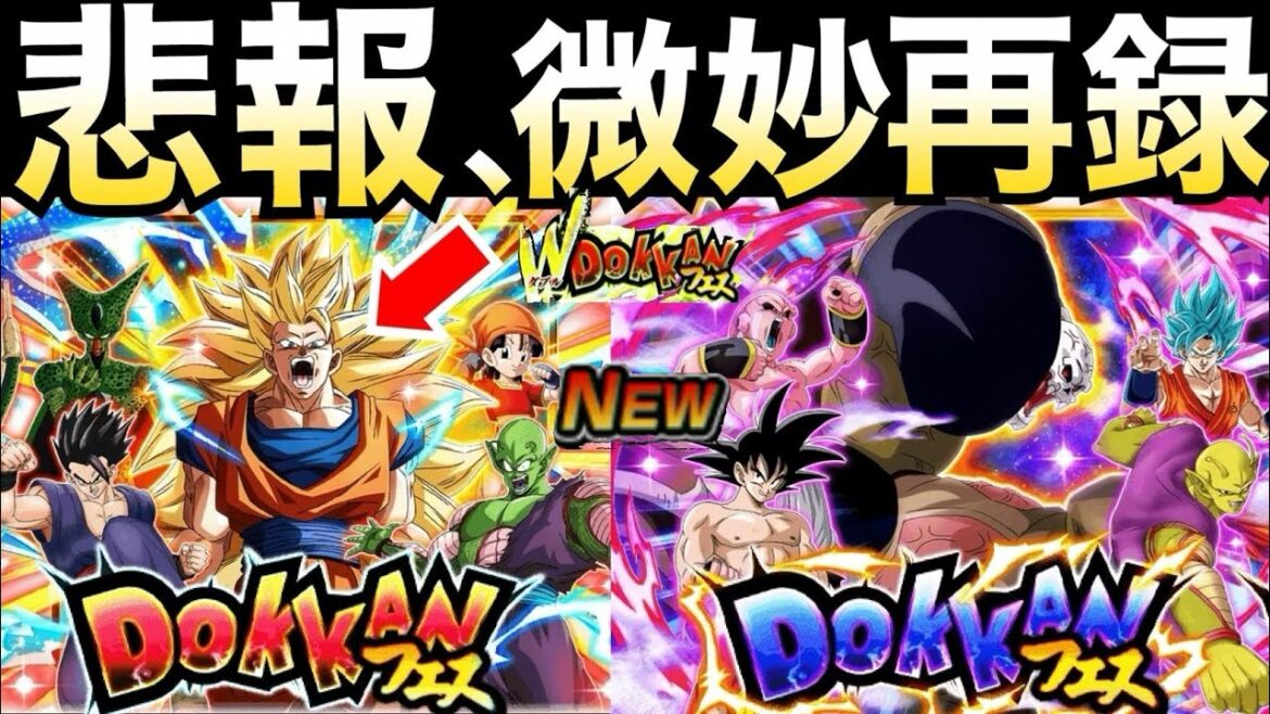 悲報、ク◯ソピックアップ..『LRは1体..』どっち引くべき?キャラも解説!!年末Wフェス超3悟空/ヒルデガーン【ドッカンバトル】【地球育ちのげる】