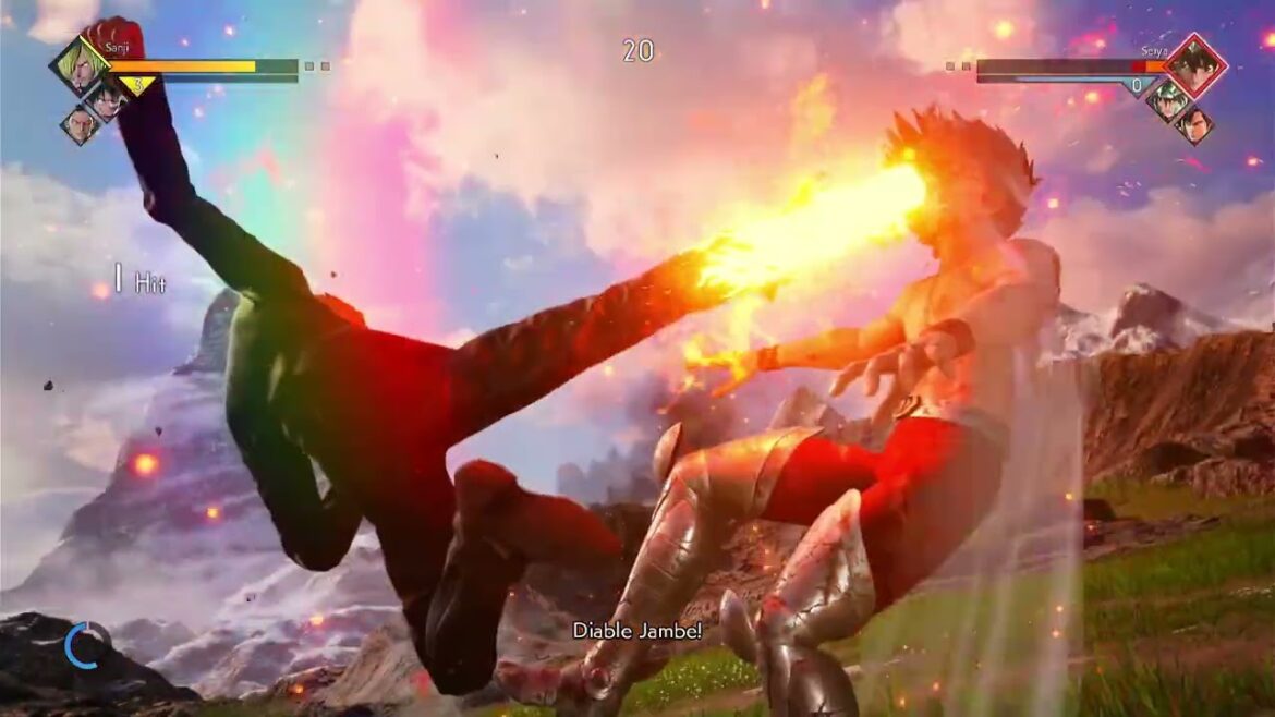 LUFFY VS SEIYA JUMP FORCE GAMEPLAY IN 4K