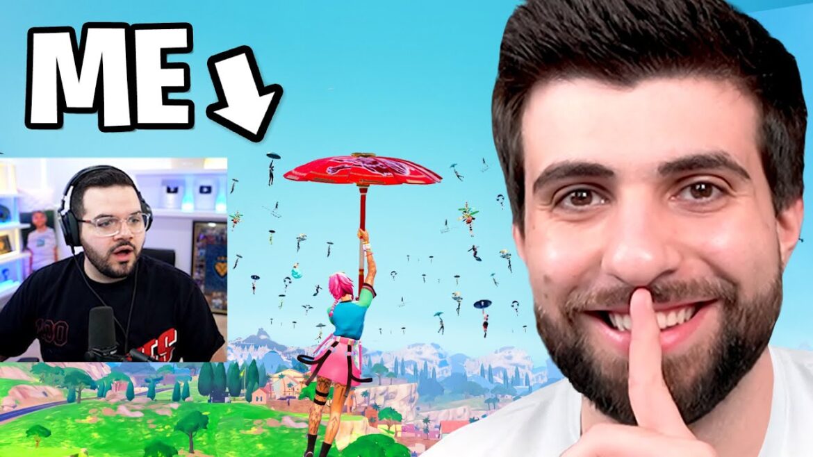 I Went UNDERCOVER in CouRage’s Fortnite Tournament!