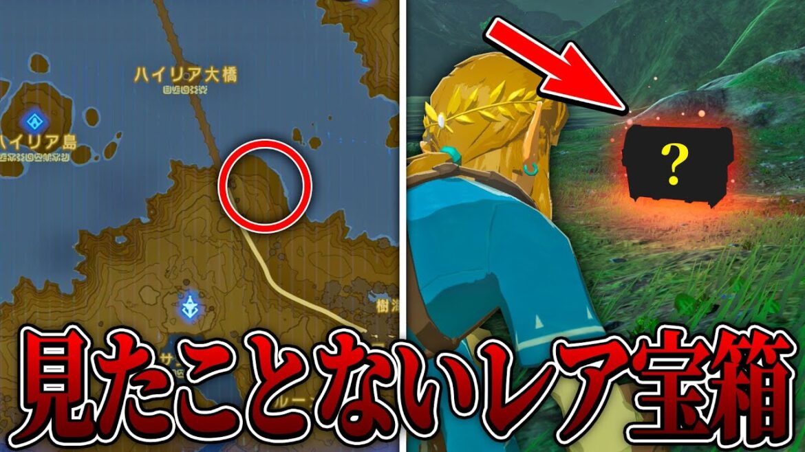ハイリア大橋のすぐそばに今まで見たことないレア宝箱が現れたので取りに行ってみたら…【ゼルダの伝説/ブレスオブザワイルド/ティアキン実況者】