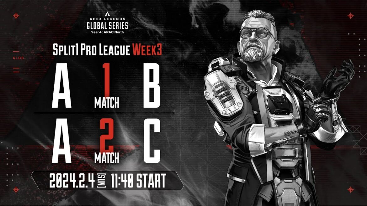 Apex Legends Global Series Year 4:Split1 【APAC North Pro League Week3】