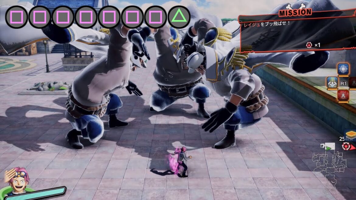 【海賊無双4】コビー モーション集【ONE PIECE Pirate Warriors 4】