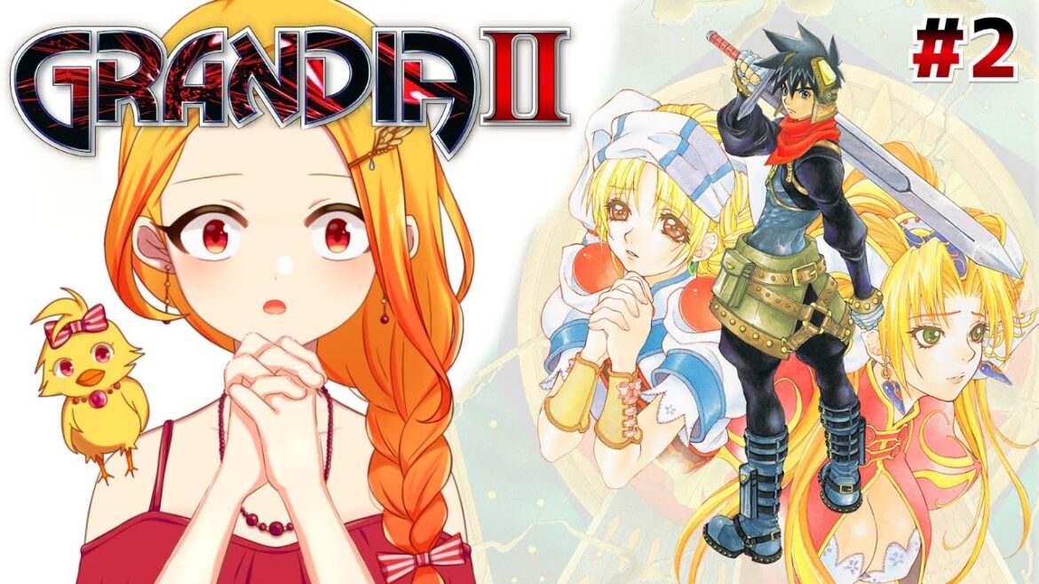 【グランディア2 #2 ※ネタバレ注意】母の形見を落とした少年を助けに洞窟へ【鳥路ちゅん/Vtuber】