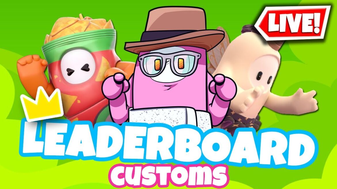 🔴LIVE FALL GUYS LEADERBOARD CHAMPION SWEATY CUSTOMS | ANYTHING GOES – WHO WILL BE ON TOP #fallguys
