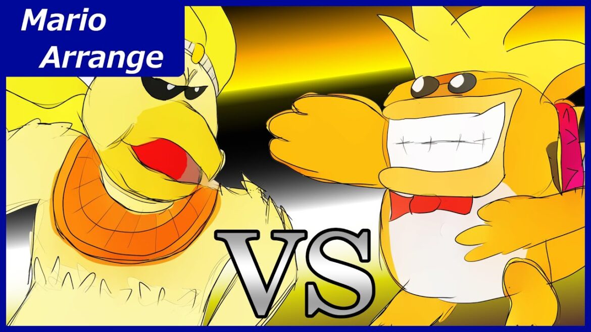 【ペーパーマリオRPG】メタルアレンジ ゴールドホークvsマッチョガンス Metal Arrange Rawk Hawk vs Macho Grubba IFストーリー If story