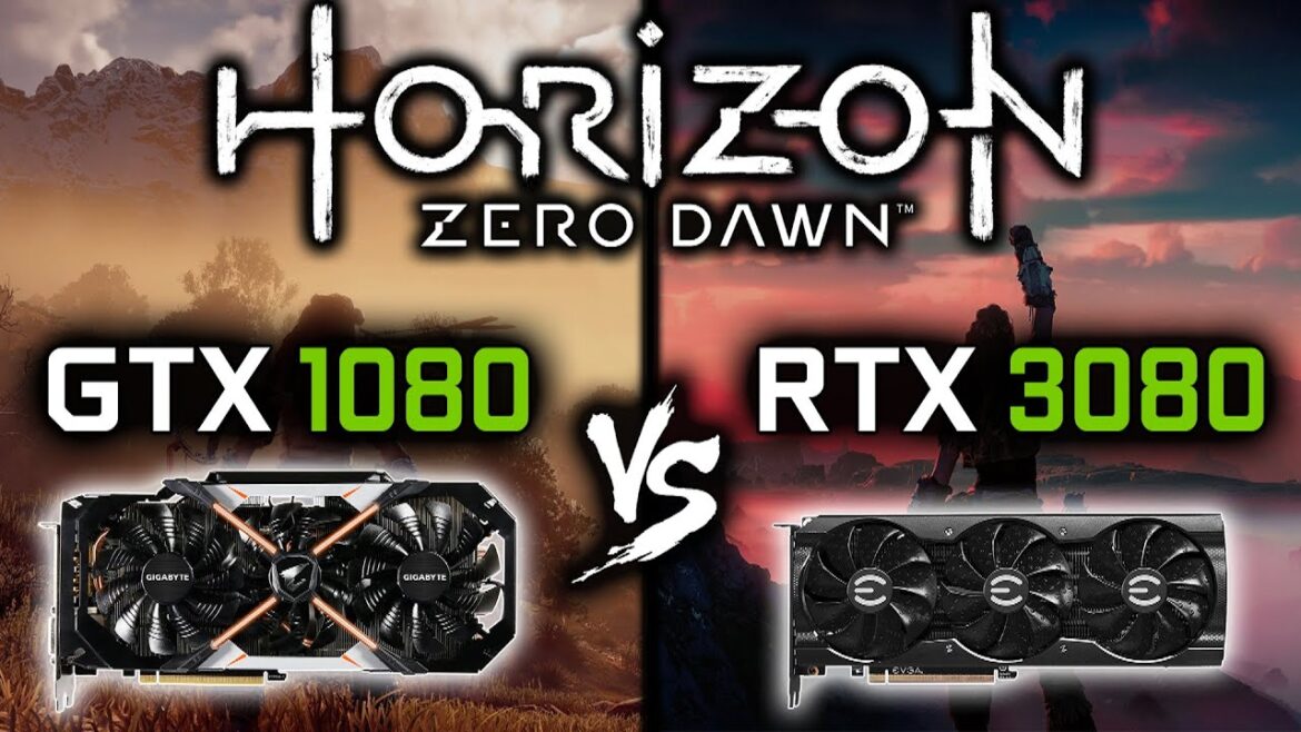 GTX 1080 vs RTX 3080 in Horizon Zero Dawn | HZD